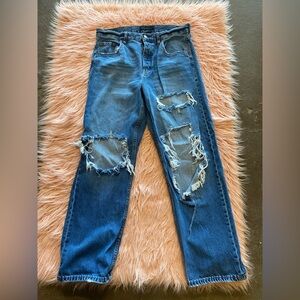 Aeropostale Distressed Blue Jeans
